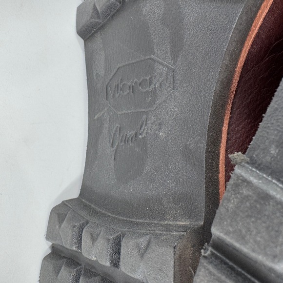 Gokey Upland Mens Handmade Brown Leather Lace Up Moc Toe Work Boots USA Sz 10 - Picture 9 of 10